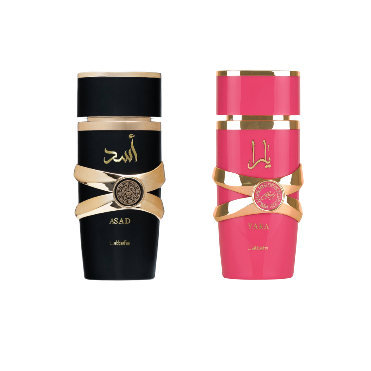 Coleção 2 Perfumes Asad+ Yara Candy 100ml ( PROMOÇÃO 2025 ZUNE )