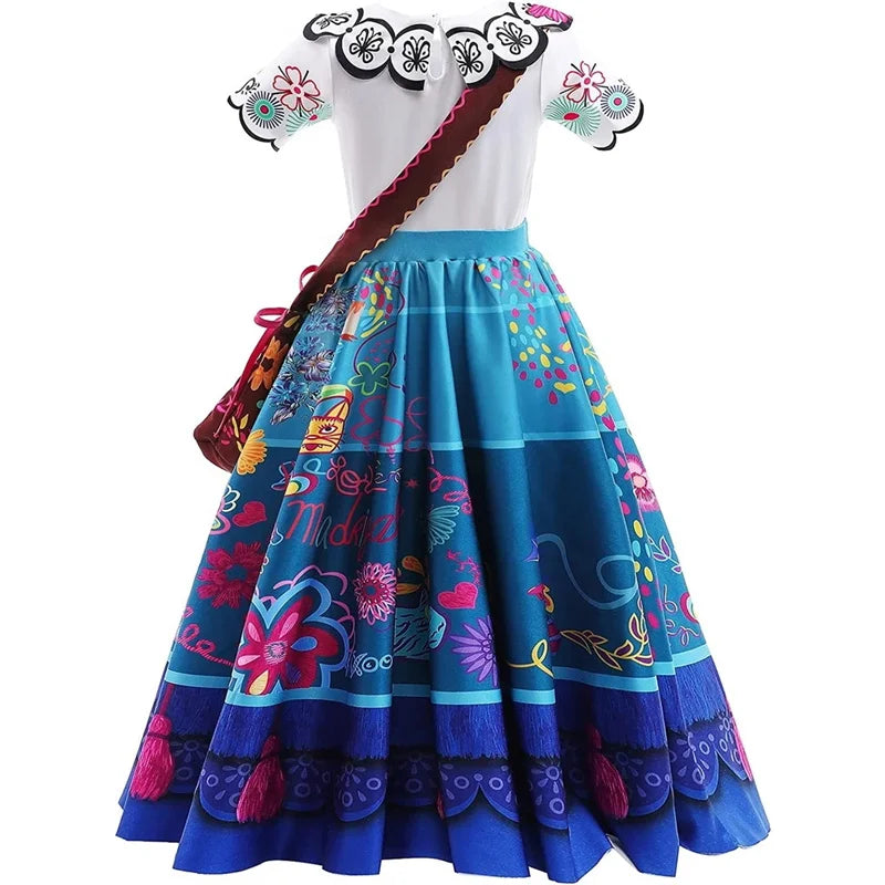 Vestido Infantil Mirabel Madrigal - Encanto