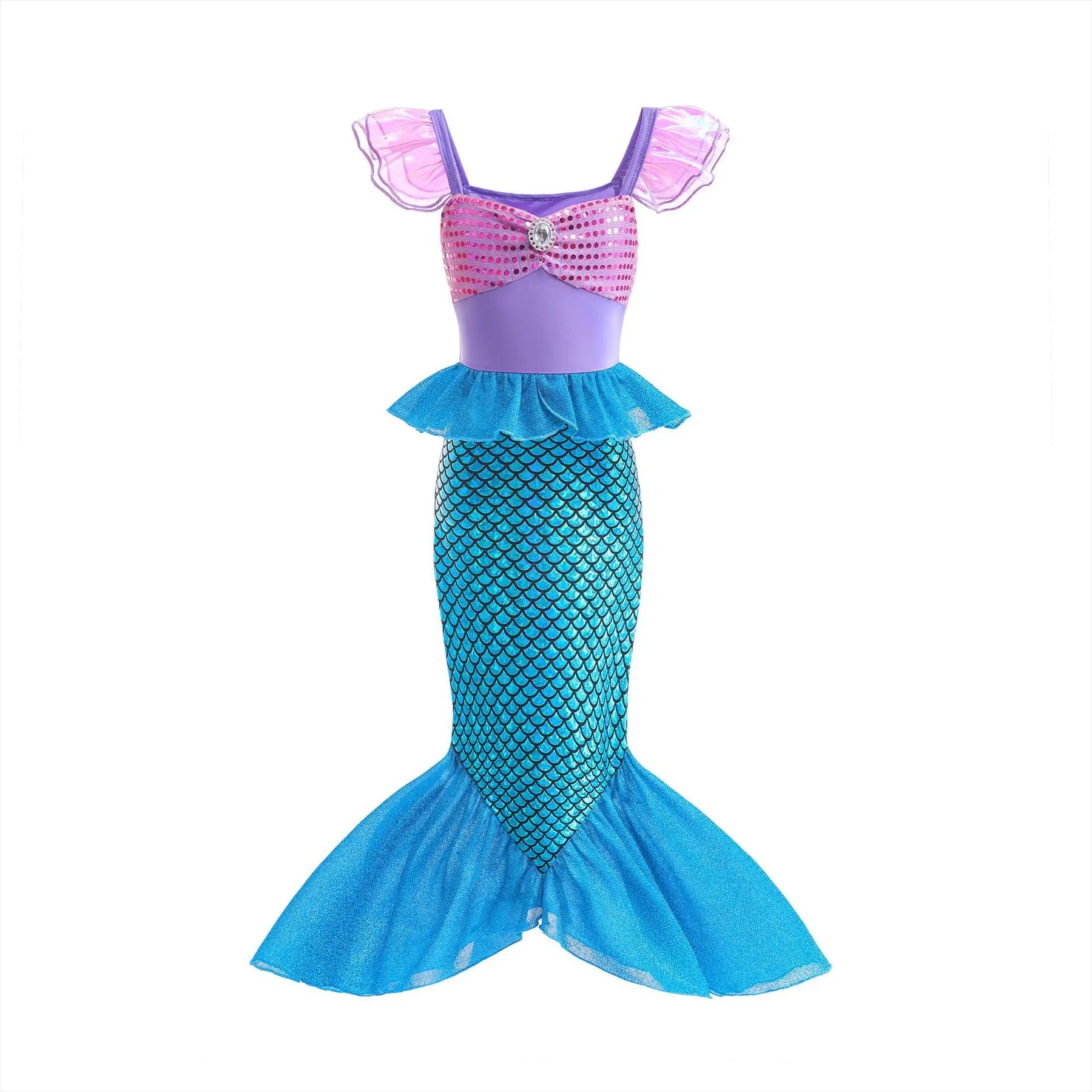 Fantasia Infantil Ariel Oceano Encantado