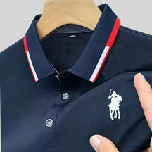 Camisa Masculina Polo Casual Simples Manga Curta - Lojas Nobre Avenue