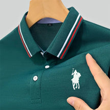 Camisa Masculina Polo Casual Simples Manga Curta - Lojas Nobre Avenue