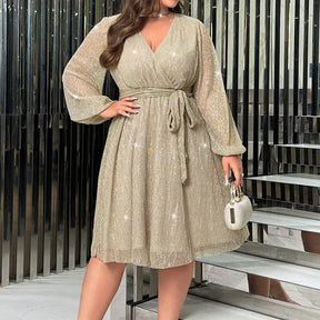 vestido-plus-size-com-cinto-de-cintura-carolina-champanhe