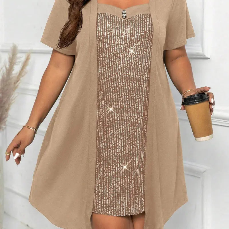 vestido-plus-size-com-lantejoulas-caqui