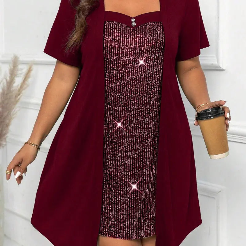 vestido-plus-size-com-lantejoulas-vermelho